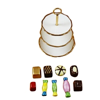 SWEET TRAY WITH NINE REMOVABLE CANDIES