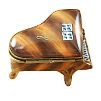 BROWN BABY GRAND PIANO