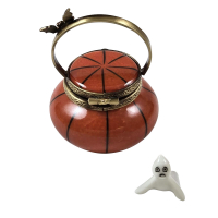 JACK O LANTERN PAIL WITH REMOVABLE GHOST