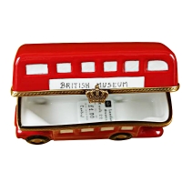 LONDON DOUBLE DECKER BUS W/REMOVABLE TICKET