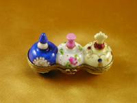 Three perfume bottles
