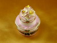 Small pink cake - happy anniversary