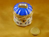 Tzedakah box w/ coin