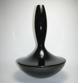 Vase Moon Black