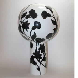 Vase Sfera New Barocco White/Black