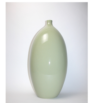 Ceramic Claudia Vase Moss Green