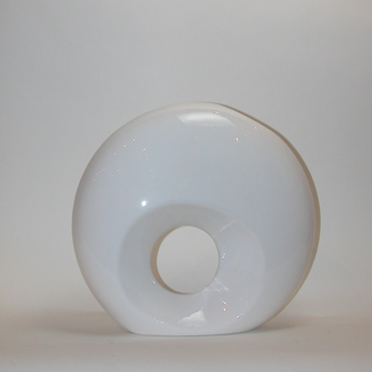 Ceramic Global Vase White