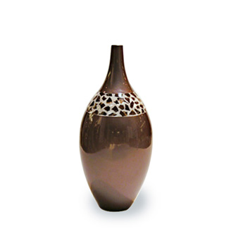 Ceramic Vase Chocolate Pearl