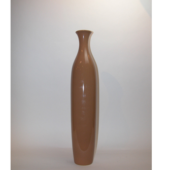 Ceramic Lean Sweet Vase Taupe