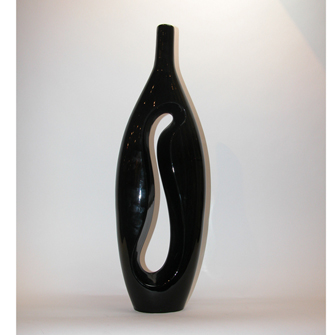 Ceramic Lifestyle Vase Black