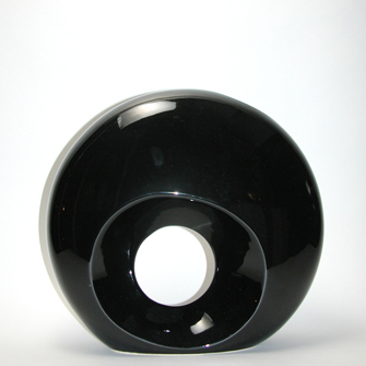 Ceramic Global Vase Black