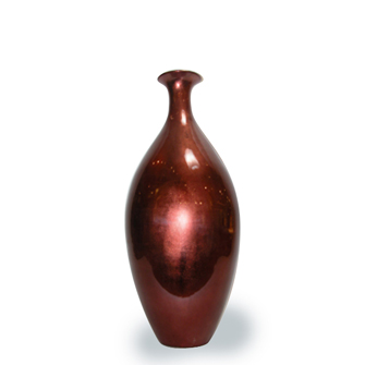 Ceramic Vase Red Copper