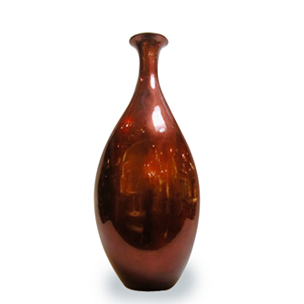 Ceramic Vase Red Copper