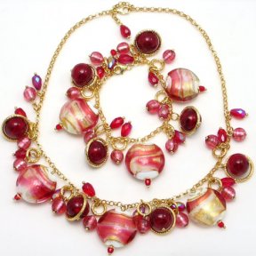 Vintage Charm Necklace Multi-colour