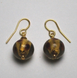 Galaxy Earrings Amethyst/Gold