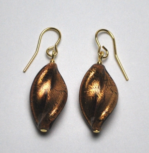 Bella Earrings Amethyst/Gold