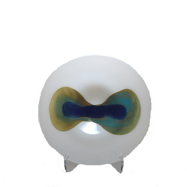Cartina Opal/Blue Centerpiece Plate