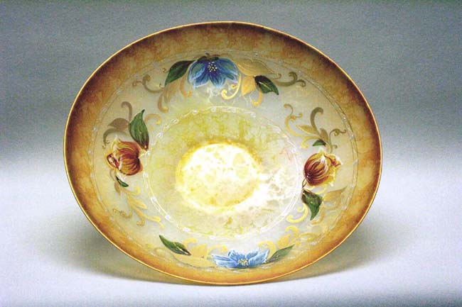 Italian Glass Gipar collection Plate