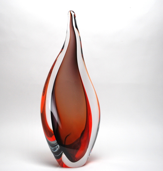 Abstract Red and black - Murano Glass - Murano Glass Gifts Co.