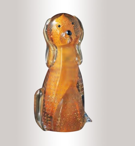 Murano Glass Dog Colorfull Assortment