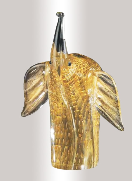 Murano Glass Gold Elephant