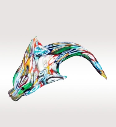 Murrine Glass Dolphin