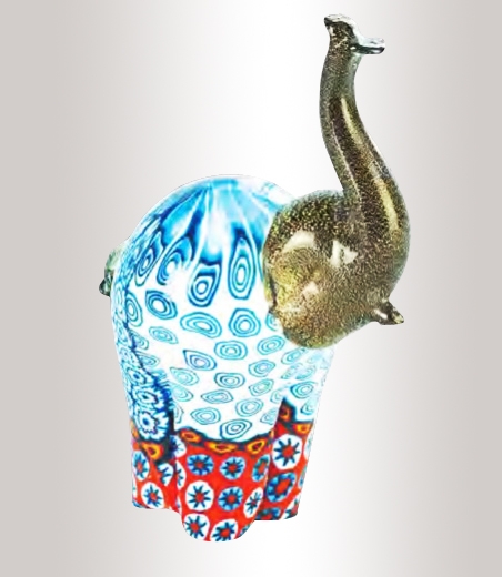 Murrine Glass Elephant