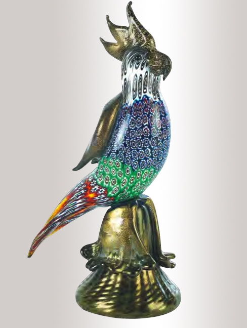 Murrine Glass Parrot