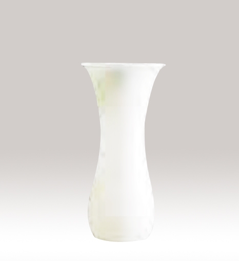 Murano Glass White Vase