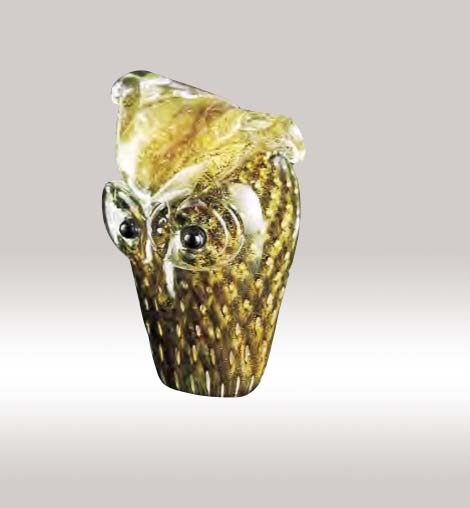 Murano Glass Owl Colorfull Assortment