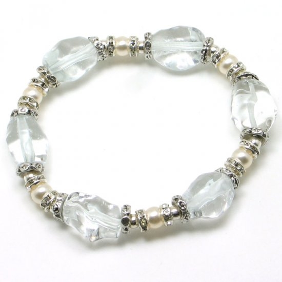 Magic murano glass pearl bracelet