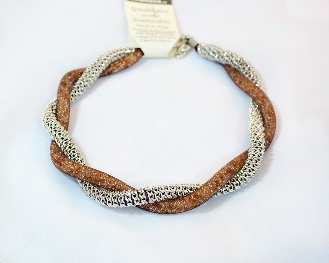 Astro amber murano glass necklace and bracelet - Murano Glass Jewelry ...