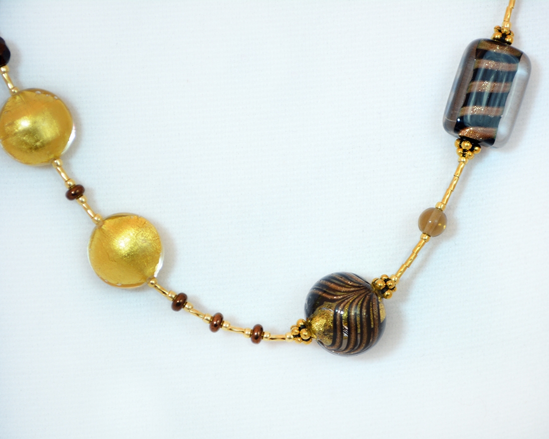 Beads murano glass fenicio necklace