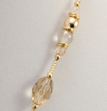 Murano Glass  Necklace White