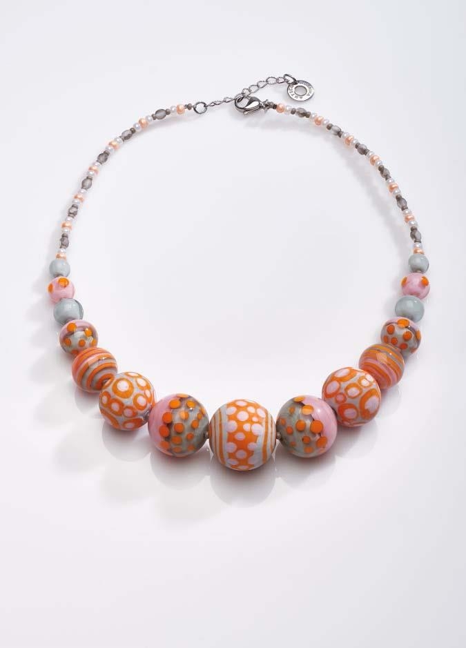 Amelia Murano Glass Necklace Multicolor