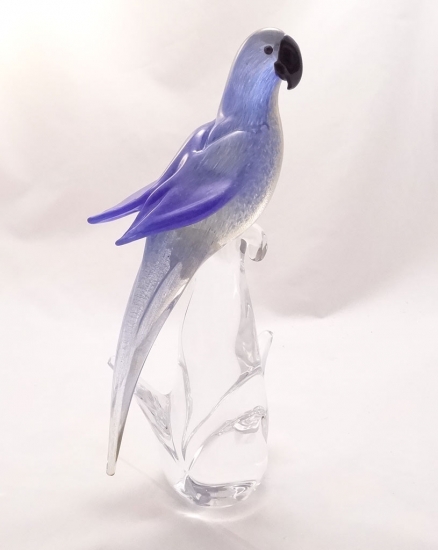 BLUE GLASS PARROTS - 2024 Figurine