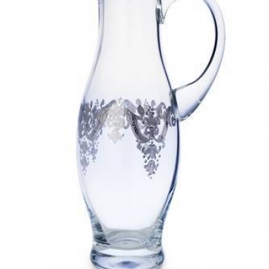 Pitcher with 24k Silver Artwork
