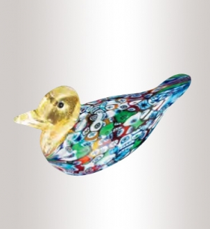 Murrine Glass Duck