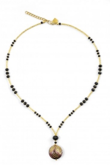 Murano Glass Pendant Black
