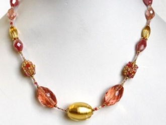 Glamor Coral Necklace (Short)