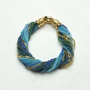 Murano Glass Bracelet Turquoise