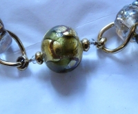 Murano glass  Necklace Green