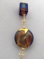 Beaded murano glass necklace Romantica