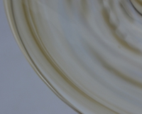 Beige and Ivory Striato Mignon Folded Bowl