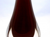 Murano Glass Burgundy Gocce Vase