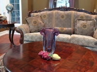 Murano Glass Vase Purple/Aqua/Blue