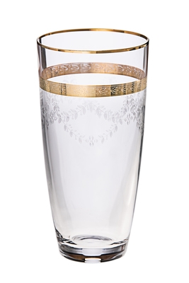 Set of 6 Tumblers with 14K Gold Artwork