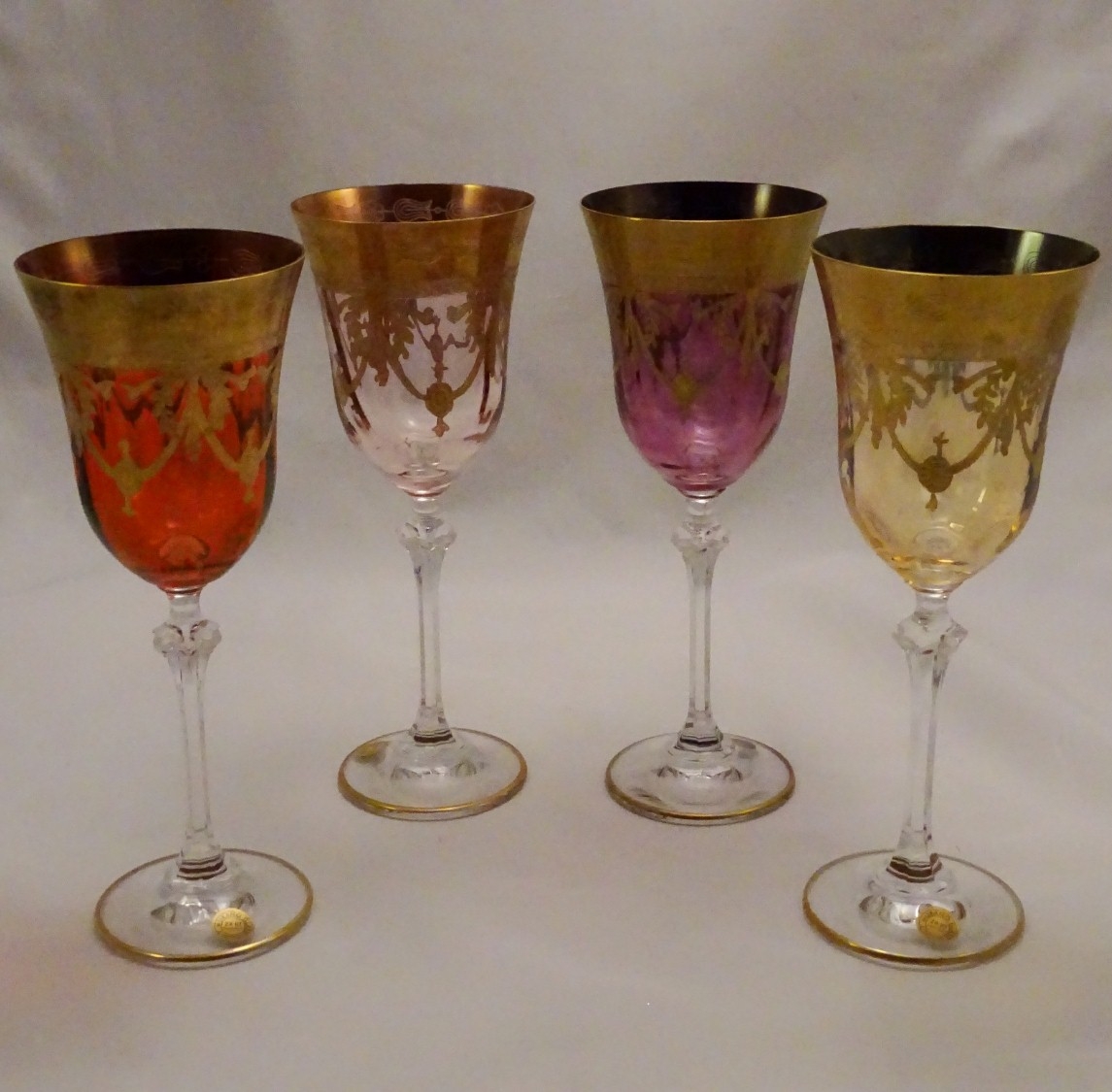 Venetian Medici Collection Wine Goblets Multi (set of 4)