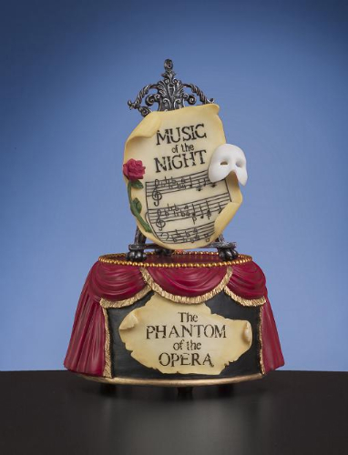 Phantom of the Opera Phantom Stage Base Figurine Music Box