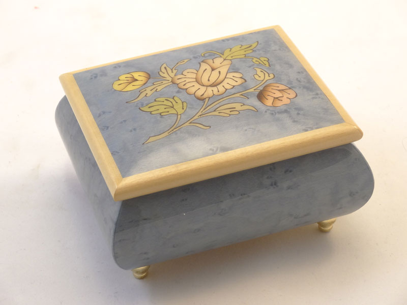 Light Blue High Gloss Music Box